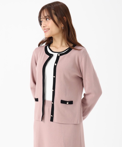 MISCH MASCH - 美品♡新品♡ミッシュマッシュ♡ニット&ライダースジャケットセット MISCH MASCH（ミッシュマッシュ） ワンピース WEB限定 配色ニット