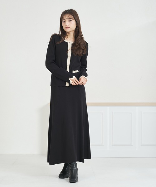 MISCH MASCH（ミッシュマッシュ） ワンピース WEB限定 配色ニット