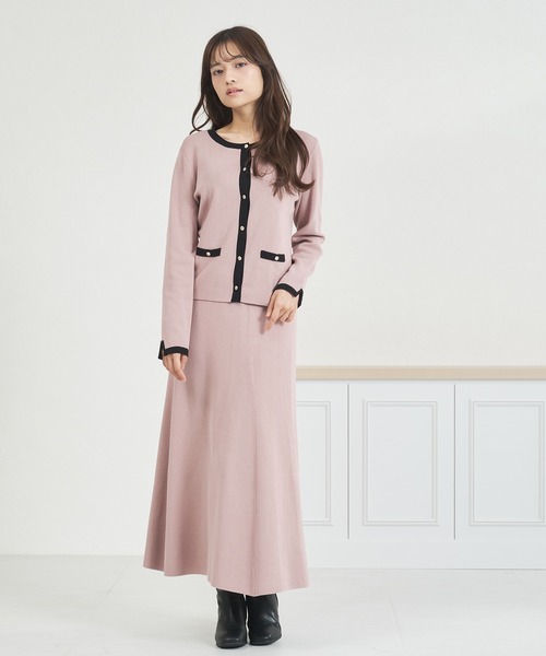 MISCH MASCH（ミッシュマッシュ） ワンピース WEB限定 配色ニット