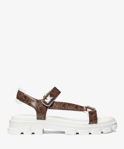 【購入前コメント必須】MICHAEL KORS / フラットサンダル MICHAEL KORS 「MICHAEL KORS」 フラットサンダル 6.5 ホワイト