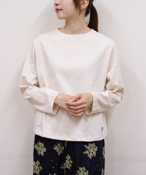 ORCIVAL(オーシバル) レディース トップス Tシャツ・カットソー ORCIVAL（オーシバル） tシャツ | コットンロード ボートネック