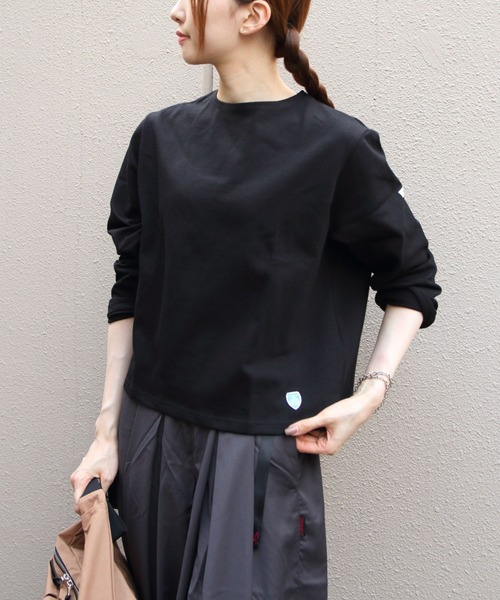 ORCIVAL（オーシバル） tシャツ コットンロード クルーネックロング