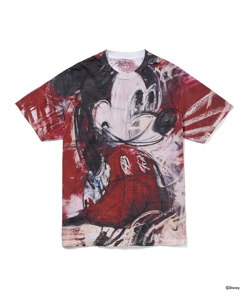 Disney（ディズニー） tシャツ MICKEY MOUSE / PATTERNED T-SHIRT 