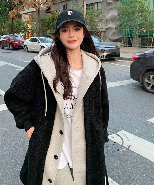 「shameless」 コート FREE グレー レディース_画像5