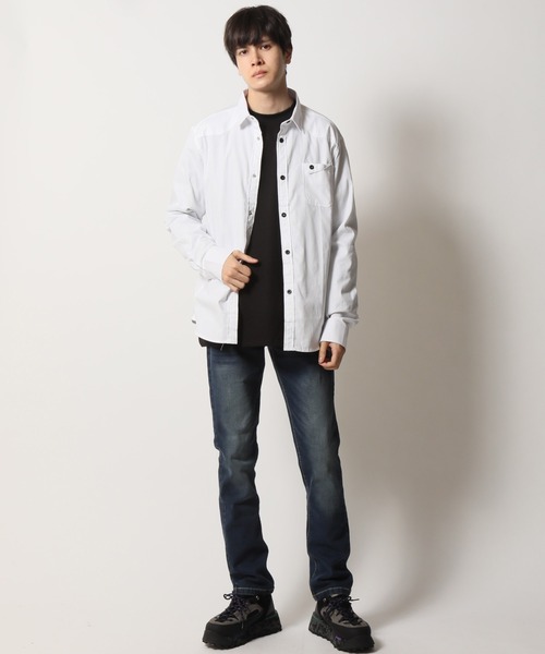 ARCADE シャツ オックスフォード 長袖シャツジャケット -ARCADE