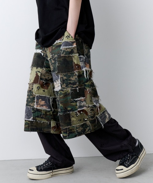 AIVER（アイバー） パンツ PALEDUSK×AIVER カモボロワイドクォーター