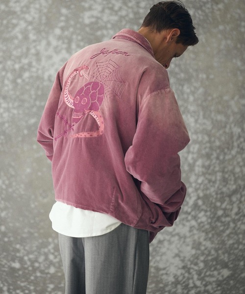 THEOREM スカジャン mj11162- ADAM PATEK×THEOREM Aging Fede Velour