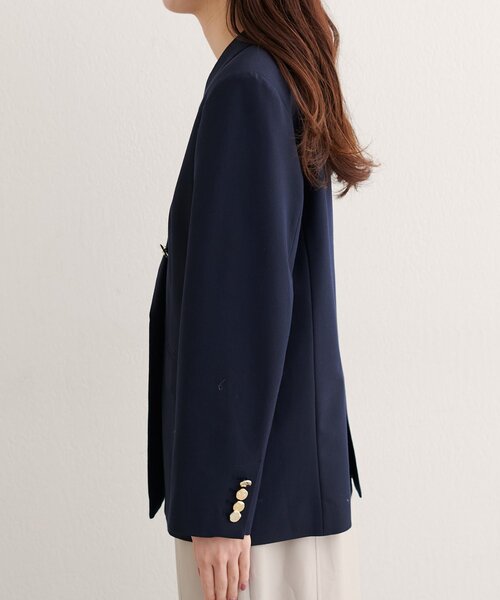 natural couture べこべこ金釦テーラードジャケット WEB限定】べこべこ金釦テーラージャケット | natural couture