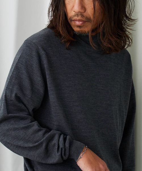 JOHN SMEDLEY ウールセーター S ダークグレー JOHN SMEDLEY（ジョンスメドレー） セーター ニット PULLOVER MTN LS