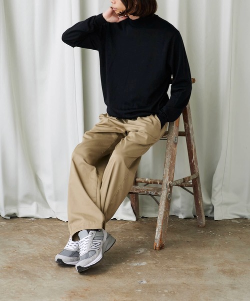 ＊JOHN SMEDLEY＊ Mサイズ トップス ニット セーター 長袖 ウール JOHN SMEDLEY（ジョンスメドレー） メリノウール 24ゲージ クルー