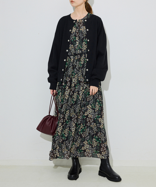 SLOBE IENA ワンピース 「WEB限定/追加3」FLOWER PRINT SLOBE IENA ワンピース 「WEB限定/追加3」FLOWER PRINT