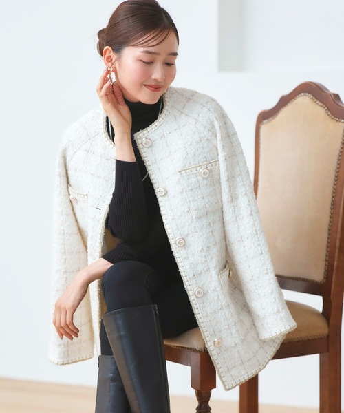 RUIRUE BOUTIQUE（ルイルエブティック） ジャケット ノーカラー