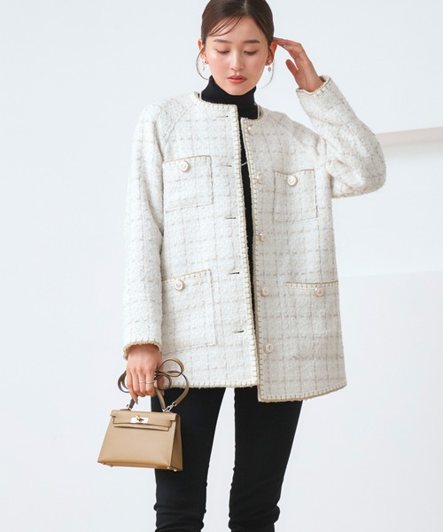 RUIRUE BOUTIQUE（ルイルエブティック） ジャケット ノーカラー