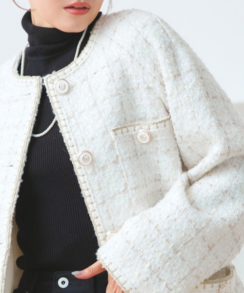 RUIRUE BOUTIQUE（ルイルエブティック） ジャケット ノーカラー