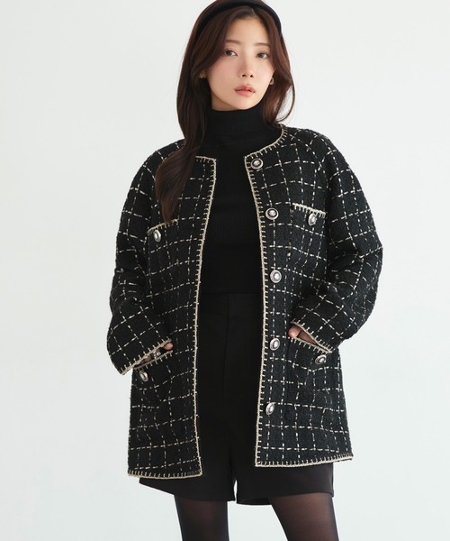 RUIRUE BOUTIQUE（ルイルエブティック） ジャケット ノーカラー