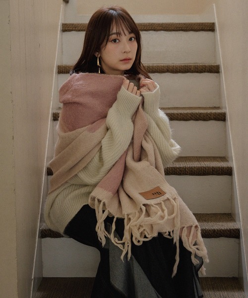 mideal（マイディール） マフラー ストール original mix color