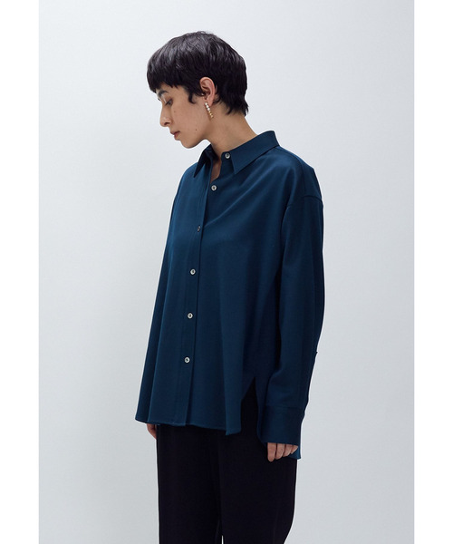 1er Arrondissement ブラウス シャツ ウールサテンシャツ レディース