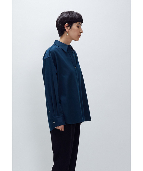 1er Arrondissement ブラウス シャツ ウールサテンシャツ レディース