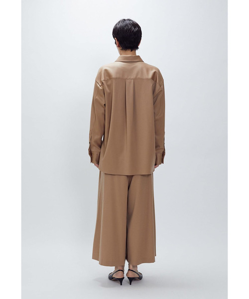 1er Arrondissement ブラウス シャツ ウールサテンシャツ レディース