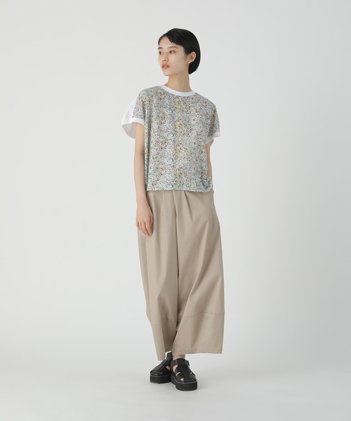 「ZUCCa」 半袖カットソー M size ネイビー レディースの画像