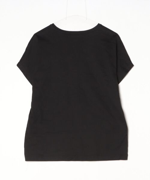 「ATON」 半袖Tシャツ ONE SIZE ブラック レディース_画像2