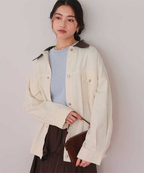 titivate（ティティベイト） デニムジャケット gジャン 襟付ルーズ