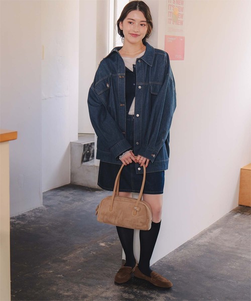 titivate（ティティベイト） デニムジャケット gジャン 襟付ルーズ