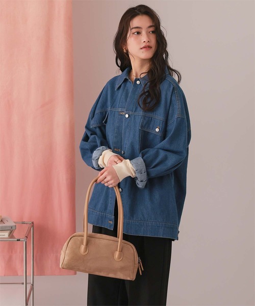 titivate（ティティベイト） デニムジャケット gジャン 襟付ルーズ