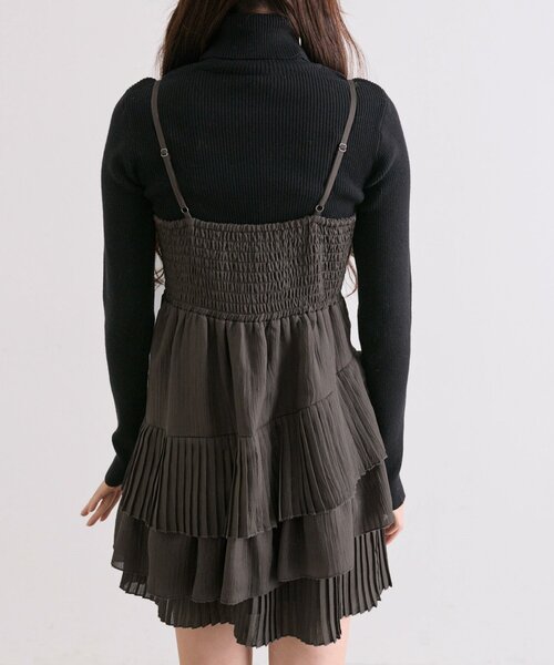 「OLIVE des OLIVE」 キャミソールワンピース FREE オフホワイト レディース_画像8