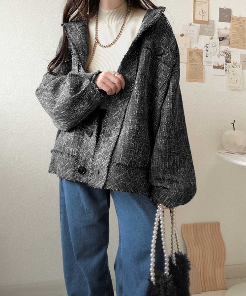 classicalelf（クラシカルエルフ） ジャケット ノーカラージャケット