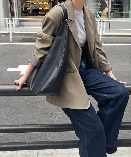 russet（ラシット） ショルダーバッグ バッグ レザーホーボーバッグ L