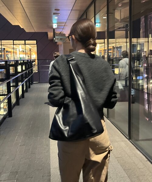 russet（ラシット） ショルダーバッグ バッグ レザーホーボーバッグ L