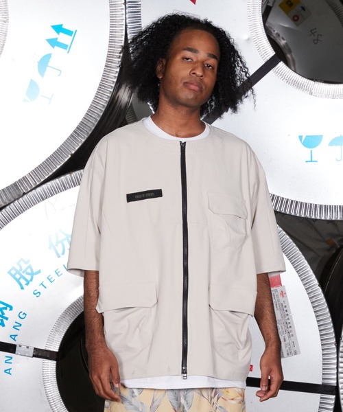 「VIRGOwearworks」 ミリタリーブルゾン 4 ブラック メンズ_画像3