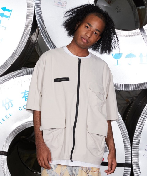 「VIRGOwearworks」 ミリタリーブルゾン 4 ブラック メンズ_画像5