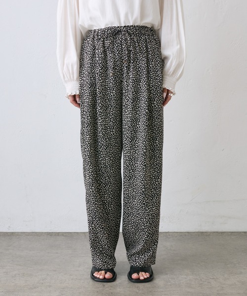 「PUAL CE CIN」 イージーパンツ FREE ブラック レディース_画像2