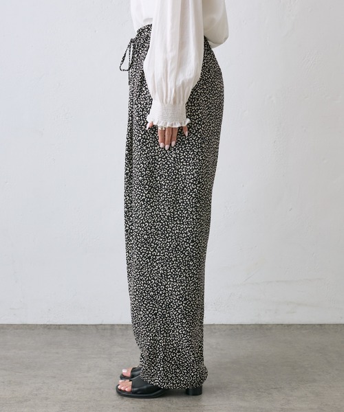 「PUAL CE CIN」 イージーパンツ FREE ブラック レディース_画像3