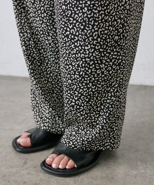 「PUAL CE CIN」 イージーパンツ FREE ブラック レディース_画像8