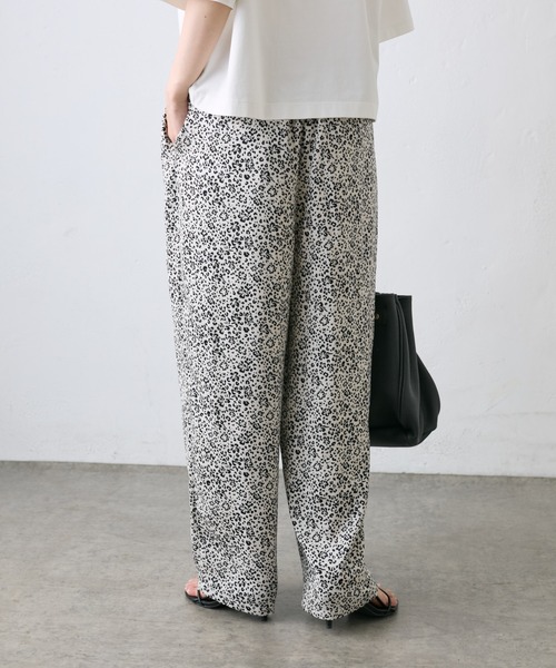 「PUAL CE CIN」 イージーパンツ FREE ブラック レディース_画像9