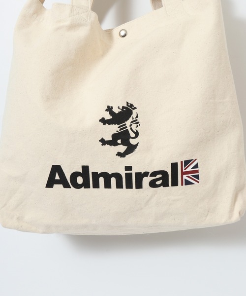 Admiral ショルダーバッグ撥水ベージュアドミラルテニスゴルフトート2way Admiral（アドミラル） トートバッグ ハーフユニオン2WAYトートバッグ