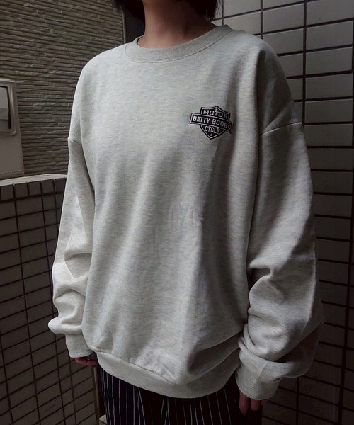 BETTY BOOP（ベティ ブープ） トレーナー スウェット BETTY裏起毛