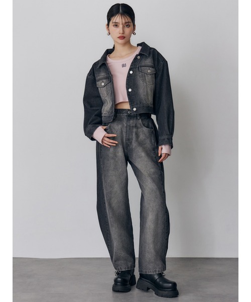 MURUA デニムセットアップ MURUA（ムルーア） デニムジャケット gジャン 「セットアップ対応