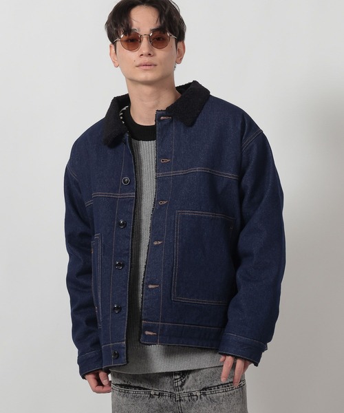 LAKOLE（ラコレ） デニムジャケット gジャン 裏ボアデニムジャケット