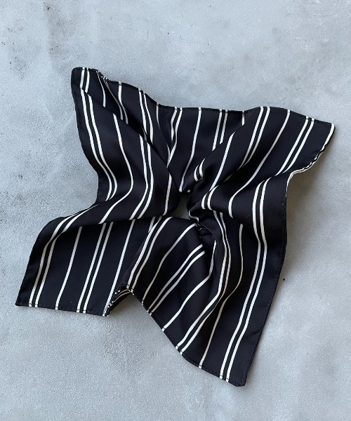 AIC. シュシュ ストライプスクエアビッグシュシュ : ZOZOTOWN Yahoo!店