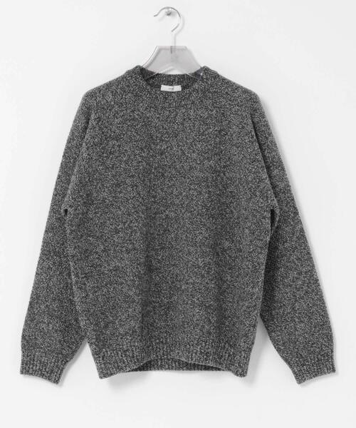 ATON セーター ニット ATON LAMBS WOOL C/N SWEATER メンズ : ZOZOTOWN