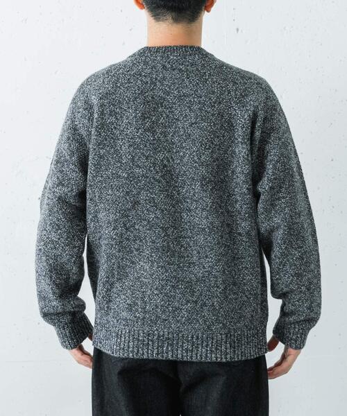 ATON（エイトン） セーター ニット ATON LAMBS WOOL C/N SWEATER