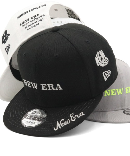 レア/廃番【ニューエラ】モノトーン マルチロゴ NE ゴルフ キャップ 黒×白 NEW ERA（ニューエラ） uvカット キャップ 帽子 紫外線カット ゴルフ