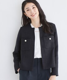 THE SHOP TK ジャケット ノーカラージャケット 入学式 卒園式 卒業式