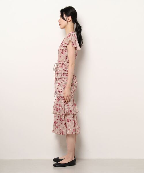 「Jasmine Grandiflorum」 ノースリーブワンピース MEDIUM パープル レディース_画像2