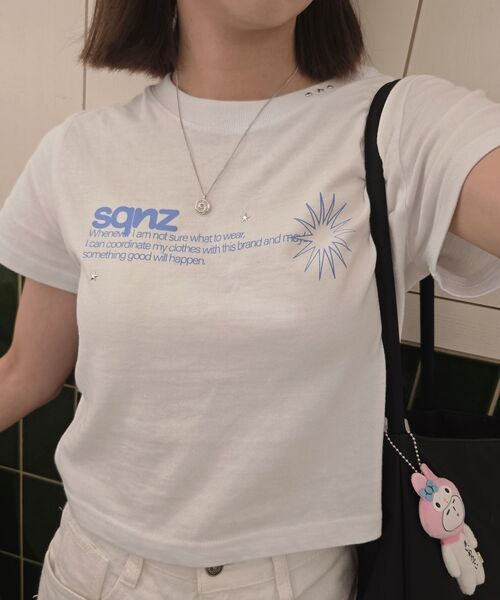 SEQUENZE tシャツ 半袖 WEB限定 / 定番 レディースシンプルロゴピチT