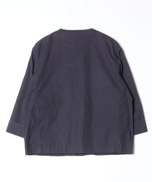 Danton（ダントン） ノーカラージャケット 36 ネイビー レディース